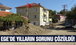 Kütahya'da yılların sorunu çözüme kavuştu