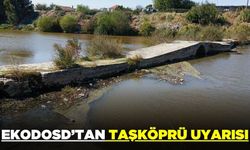 EKODOSD Uyardı: Taşköprü'yü çöpler yıkabilir