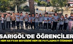 Sarıgöl'de miniklerden iyilik dersi!