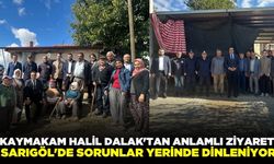 Sarıgöl Kaymakamı Halil Dalak, mahalle ziyaretlerine devam ediyor