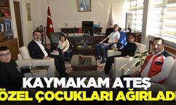 Kaymakam Ateş, özel çocuklarla buluştu!