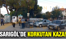 Sarıgöl'de elektrikli motosiklet devrildi!