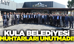 Kula'da Muhtarlar Günü'nde anlamlı buluşma!