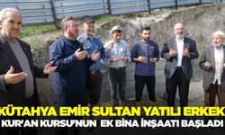 Emir Sultan Yatılı Kur'an Kursu ek bina inşaatına başlandı