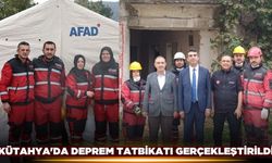 Kütahya'da deprem tatbikatı!