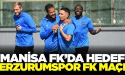 Manisa FK, Erzurumspor FK maçına hazırlanıyor