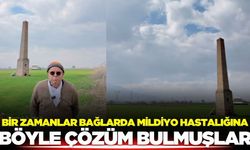 Manisa'da Anadolu'nun ilk buharlı su pompası bacası!