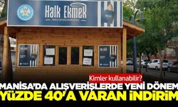 Manisa'da alışverişlerde Halk Kart dönemi başlıyor