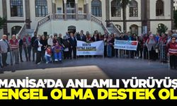 Manisa’da Dünya Beyaz Baston Güvenlik Günü'nde yürüyüş etkinliği düzenlendi