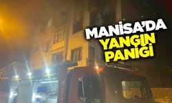 Manisa’da Apartman Dairesinde Yangın Paniğe Neden Oldu