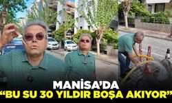 Manisa'da 30 yıldır boşa akan su!