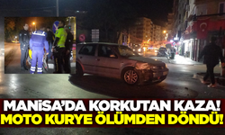 Manisa'da yürekleri ağza getiren kaza!