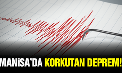 Manisa'da korkutan deprem!
