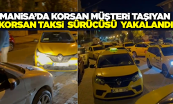 Manisa'da korsan taksiye suçüstü