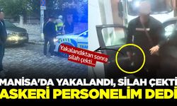 Manisa'da Korsan Taksiciye Suçüstü! Silah Çekti, Polis Devreye Girdi