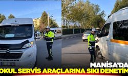 Manisa’da servis araçlarına denetim