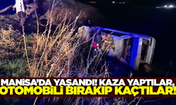 Manisa'da otomobil şarampole devrildi! Ekipler seferber oldu