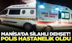 Manisa'da Silahlı Dehşet! Kuryeyi Darp Edip Ateş Açtı, Biber Gazlı Müdahalede Bir Polis Hastanelik Oldu