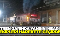Manisa'da Tren Garında "Yangın" Paniği!