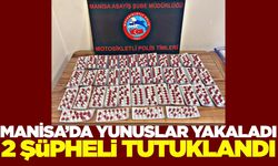Manisa'da yunuslardan uyuşturucu tacirlerine suç üstü! 2 kişi tutuklandı