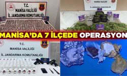 Manisa'nın ilçelerinde uyuşturucu operasyonu!
