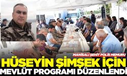 Alaşehirli Şehit için Mevlit programı düzenlendi!