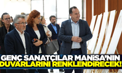 Manisa'nın duvarları sanatla canlandı!
