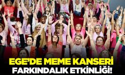 Ege'de meme kanseri farkındalık etkinliği