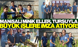 Manisalı öğrenciler hem üretiyor hem paylaşıyor
