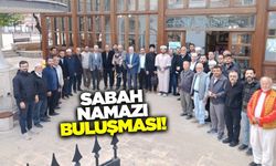 Vatandaşlar sabah namazında buluştu