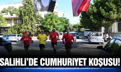 Salihli'de Cumhuriyet Koşusu Coşkusu