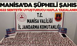 Salihli'de motosikletli şüpheli uyuşturucu hapla yakalandı