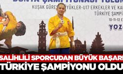 Salihlili sporcu Türkiye Şampiyonu oldu