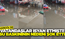 Sarıgöl pazarını sular altında kalmıştı: Nedenini belli oldu!