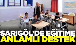 Sarıgöl'de emekli eczacıdan eğitime anlamlı destek
