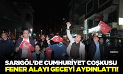 Sarıgöl'de fener alayı coşkusu