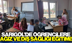 Sarıgöl'de miniklere ağız ve diş sağlığı eğitimi başladı