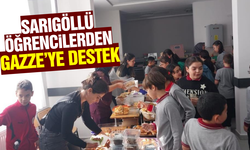 Sarıgöl'de öğrencilerden Gazze'ye anlamlı destek!