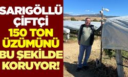 Sarıgöllü bağcı teknolojinin nimetlerinden faydalanıyor