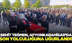 Kazada şehit olan teğmen Afyonkarahisar'da son yolculuğuna uğurlandı