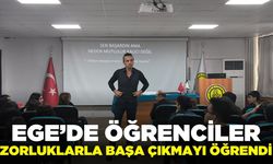 Ege'de öğrenciler sınav sürecinde zorluklarla başa çıkmayı öğrendi