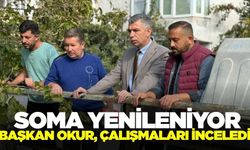 Manisalı Başkan çalışmaları yerinde inceledi!