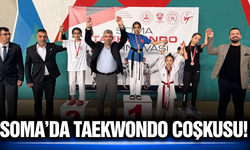 Soma’da Cumhuriyet coşkusu taekwondo ile yaşandı