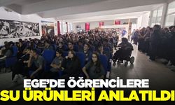Ege'de öğrencilere deniz temizliği anlatıldı