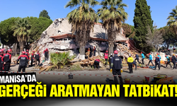 Manisa'da nefes kesen deprem tatbikatı!