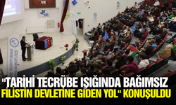 Kütahya'da "Bağımsız Filistin" konferansına yoğun ilgi!