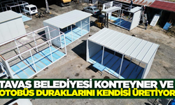 Tavas Belediyesi, kendi imalatıyla bütçede tasarruf sağlıyor
