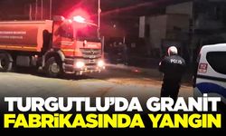 Turgutlu OSB'de Granit Fabrikasında Yangın Korkuttu: Ekipler 2 Saatte Kontrol Altına Aldı