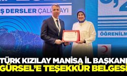Manisa İl Başkanı Öner Gürsel’e Teşekkür Belgesi