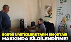 Ege'de üreticiler tarım sigortası konusunda bilgilendirildi